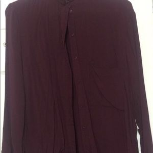 burgundy blouse